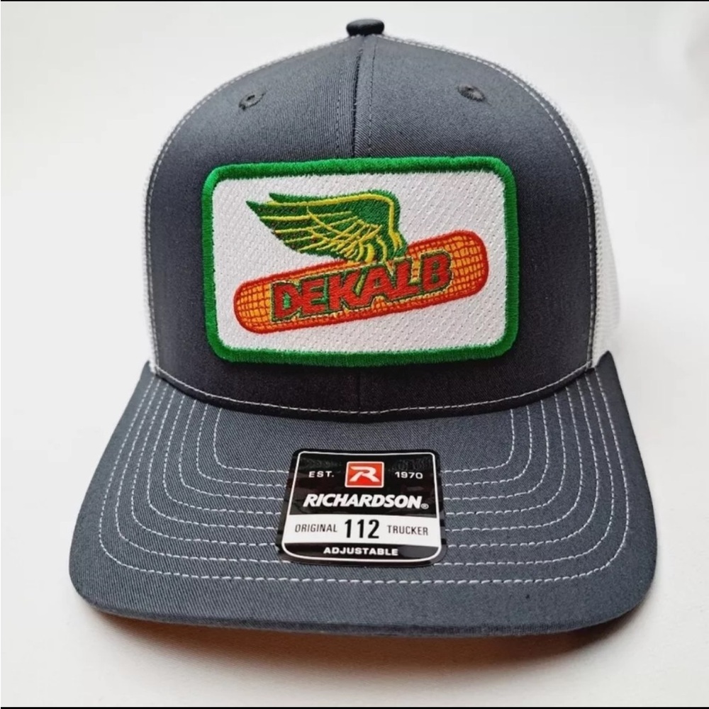 Dekalb Richardson 112 Trucker Cap Hat Mesh Snapback Textured Patch